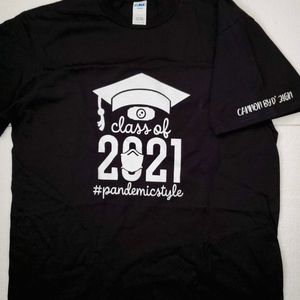 CUSTOM CLASS OF 2021 #PANDEMICSTYLE TEE SHIRT